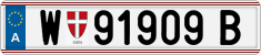 License plate of Austria, Regular plates