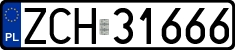 License plates of Poland, Regular car plates