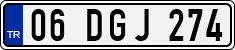 License plate of Turkey, Regular plates