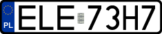 License plates of Poland, Regular car plates