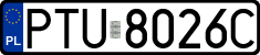License plates of Poland, Regular car plates