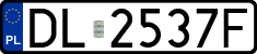 License plates of Poland, Regular car plates