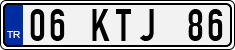 License plate of Turkey, Regular plates