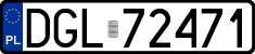 License plates of Poland, Regular car plates