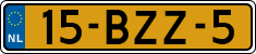 License plate of the Netherlands, Heavy Commercial Vehicles (1994 system)