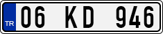 License plate of Turkey, Regular plates