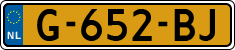 License plate of the Netherlands, Cars