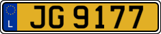 License plate of Luxembourg, 2003 year system