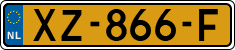 License plate of the Netherlands, Cars