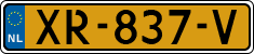 License plate of the Netherlands, Cars