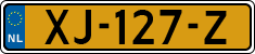 License plate of the Netherlands, Cars