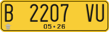 License plate of Indonesia, Commercial vehicles