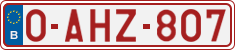 License plate of Belgium, Regular plates (2010)