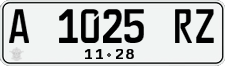 License plate of Indonesia, Regular plates
