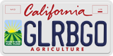 California, Vanity Plates