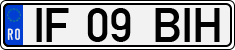 License plate of Romania, Regular plates