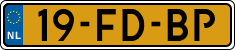 License plate of the Netherlands, Cars