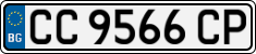 License plate of Bulgaria, Cars