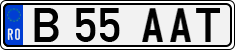 License plate of Romania, Regular plates