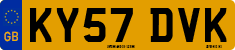 License plate of the United Kingdom, 2001 year system