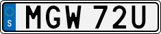 License plate of Sweden, Regular plates