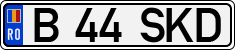 License plate of Romania, Regular plates