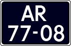 License plate of the Netherlands, Imported oldtimers (cars)