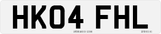 License plate of the United Kingdom, 2001 year system