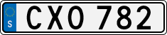 License plate of Sweden, Regular plates