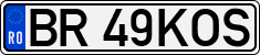 License plate of Romania, Regular plates