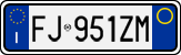 License plate of Italy, Cars (1994 year series)