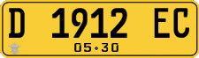 License plate of Indonesia, Commercial vehicles