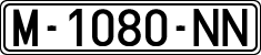 License plates of Spain, 1971 year series