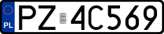License plates of Poland, Regular car plates