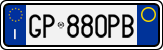 License plate of Italy, Cars (1994 year series)