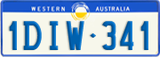 Western Australia, Regular plates