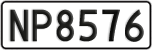 License plate of New Zealand, AB1(234)