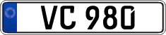 Non-recognized and partially recognized states, Regular plates (AB 123)