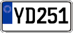 Non-recognized and partially recognized states, Regular plates (AB 123)