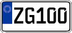 Non-recognized and partially recognized states, Regular plates (AB 123)