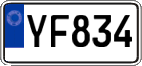 Non-recognized and partially recognized states, Regular plates (AB 123)