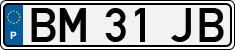 License plate of Portugal, Regular plates