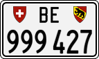 License plate of Switzerland, Cars