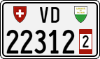 License plate of Switzerland, Provisional