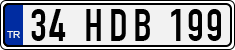 License plate of Turkey, Regular plates