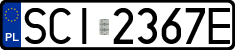 License plates of Poland, Regular car plates
