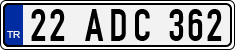License plate of Turkey, Regular plates