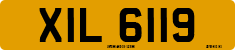 License plate of the United Kingdom, Northern Ireland (1966)