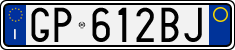 License plate of Italy, Cars (1994 year series)