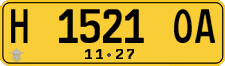 License plate of Indonesia, Commercial vehicles